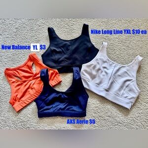 Nike and Aerie Sports Bras Set